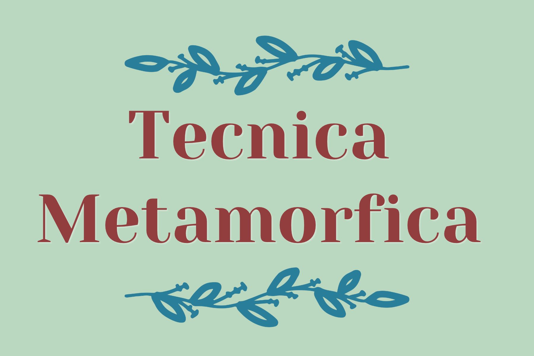 tecnica metamorfica bologna simona benazzi